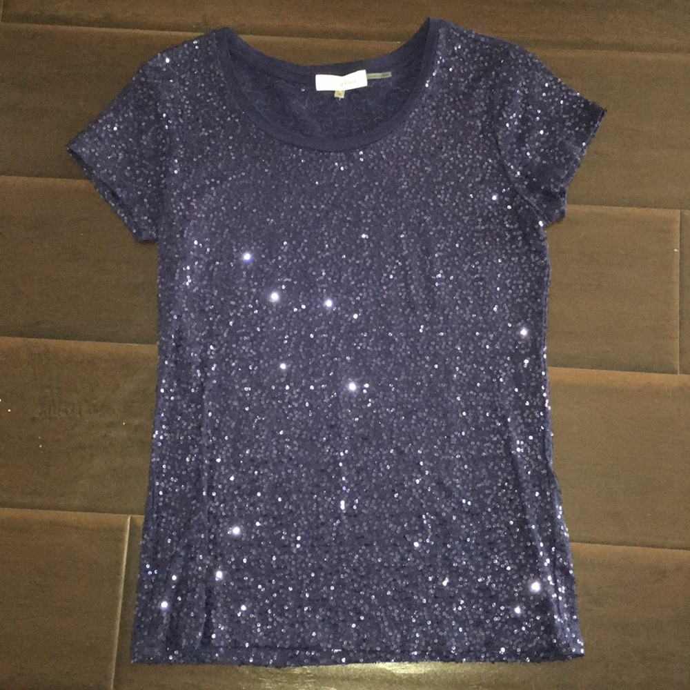 Calvin Klein sequined tee